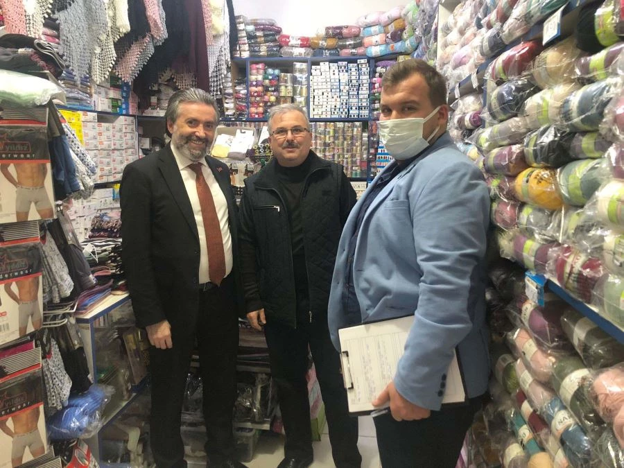 GÖNÜL ELÇİLERİ ESNAFA DESTEK VERMEYE DEVAM EDİYOR