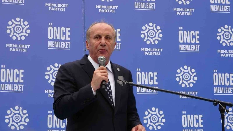MEMLEKET PARTİSİ GENEL BAŞKANI İNCE ESKİ PARTİSİNE YÜKLENDİ