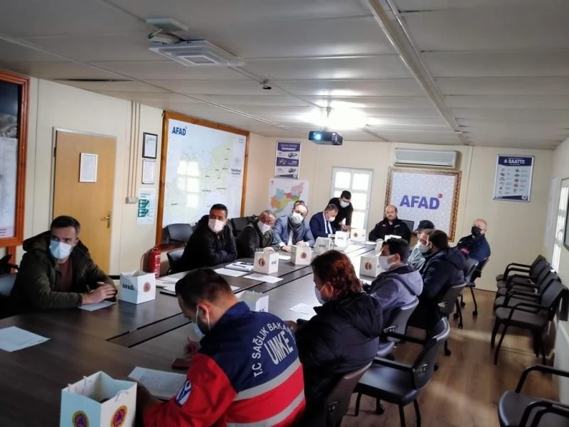 TEKİRDAĞ’DA TATBİKAT ÖNCESİ TOPLANTI