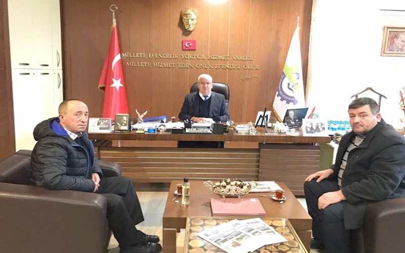 ERGENE GELECEK PARTİSİ İLÇE BAŞKANINDAN BAŞKAN YÜKSEL’E ZİYARET