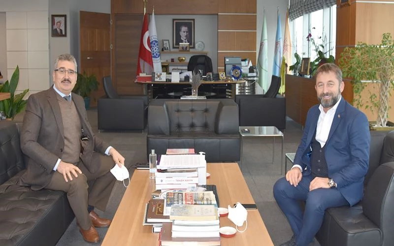 KOZUVA’DAN NKÜ  REKTÖRÜNE  NEZAKET ZİYARETİ