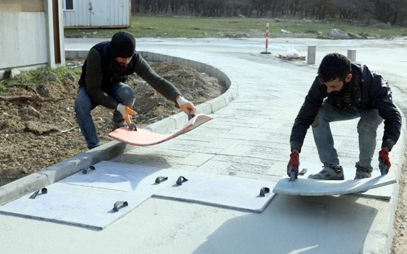 BİLİR SOKAK’TA KALDIRIM YAPIM ÇALIŞMALARI TAMAMLANDI 