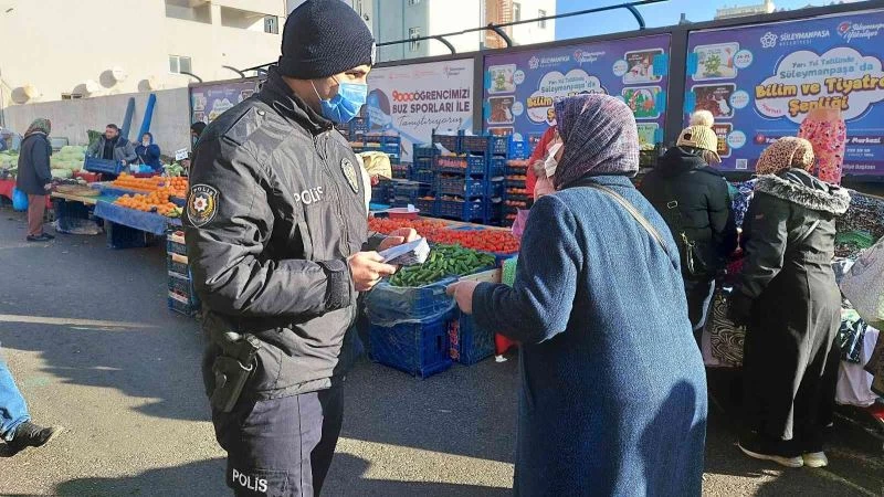 DOLANDIRICILARA KARŞI POLİS PAZARA ÇIKTI