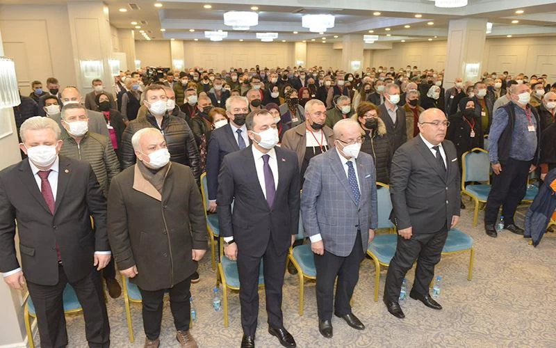 BAŞKAN YÜKSEL PAZARCILAR ODASI GENEL KURULUNA KATILDI