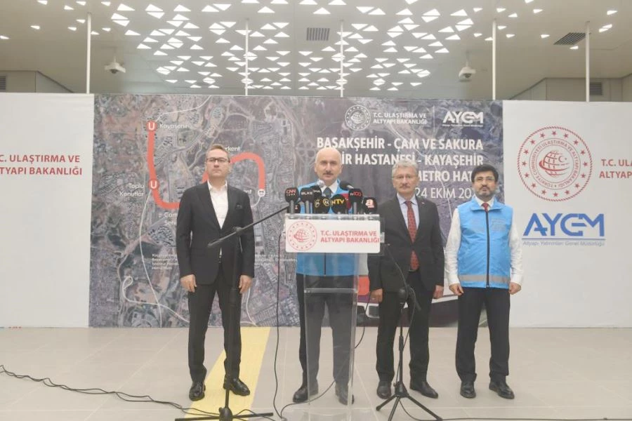 KAYAŞEHİR–MAHMUTBEY ARASI SEYAHAT SÜRESİ 20 DAKİKA OLACAK