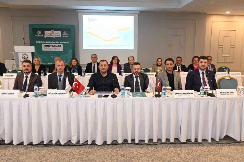 TEKİRDAĞ’DA MUHTARLAR İSTİŞARE TOPLANTISINDA BİR ARAYA GELDİ