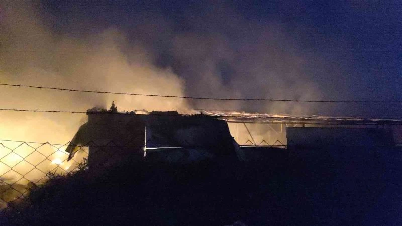 ESKİ TAVUK ÇİFTLİĞİ ALEV ALEV YANDI