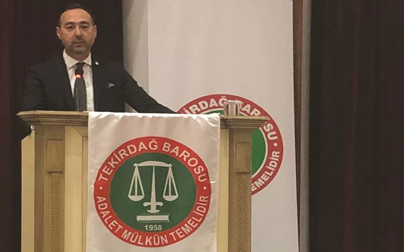 TEKİRDAĞ BARO BAŞKANI EGEMEN GÜRCÜN OLDU