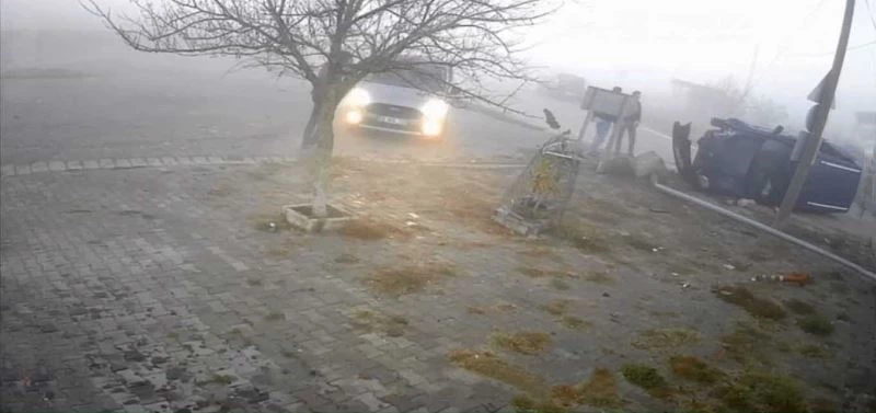 TEKİRDAĞ’DA TRAFİK KAZASI: 1 YARALI