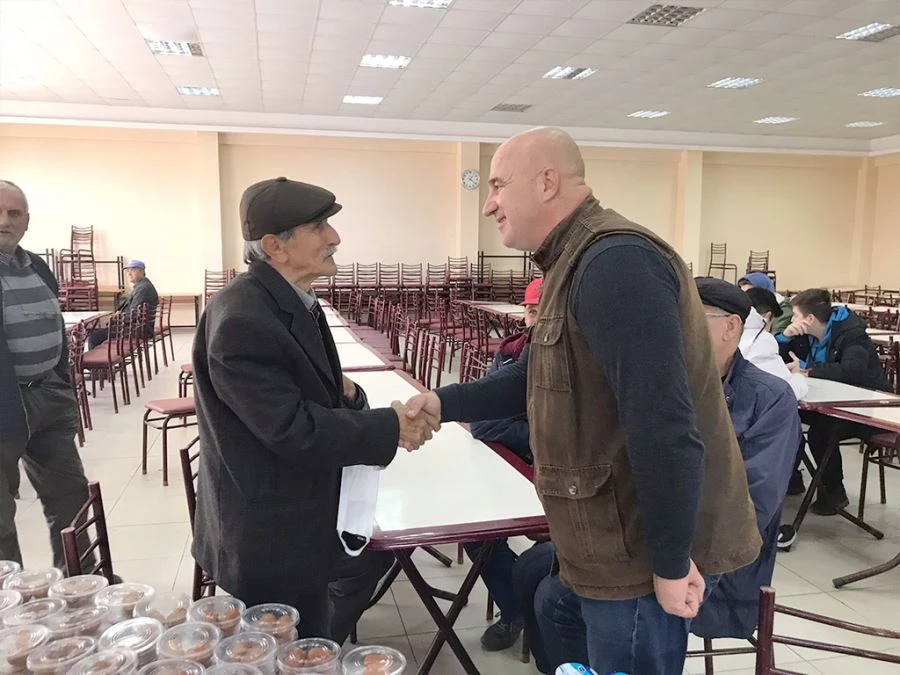 BAŞKAN ERKİŞ YAĞMUR DUASINA KATILDI