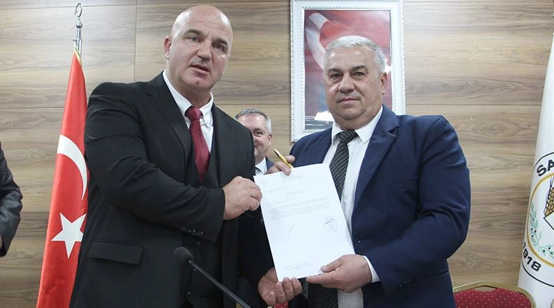 BAŞKAN ERKİŞ GAGAVUZYA BELEDİYELER BİRLİĞİ’Nİ AĞIRLADI