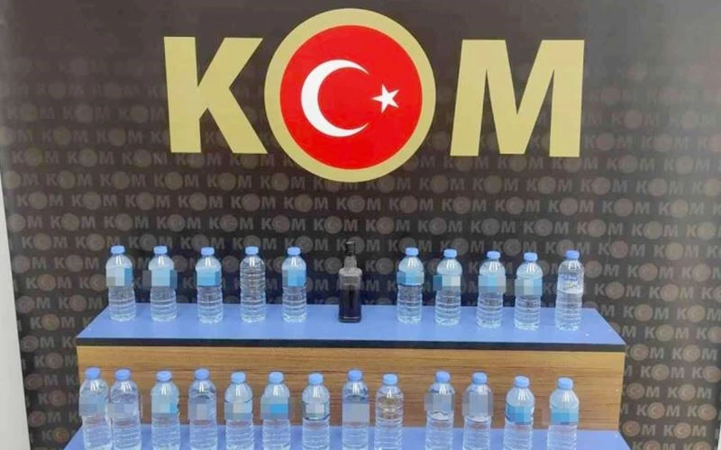 ETİL ALKOL ELE GEÇİRİLDİ