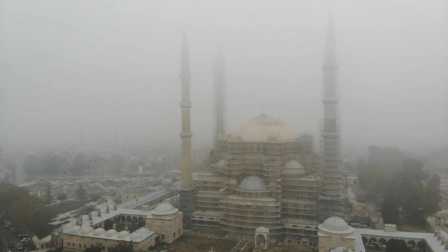 SELİMİYE SİSLERLE KAPLANDI