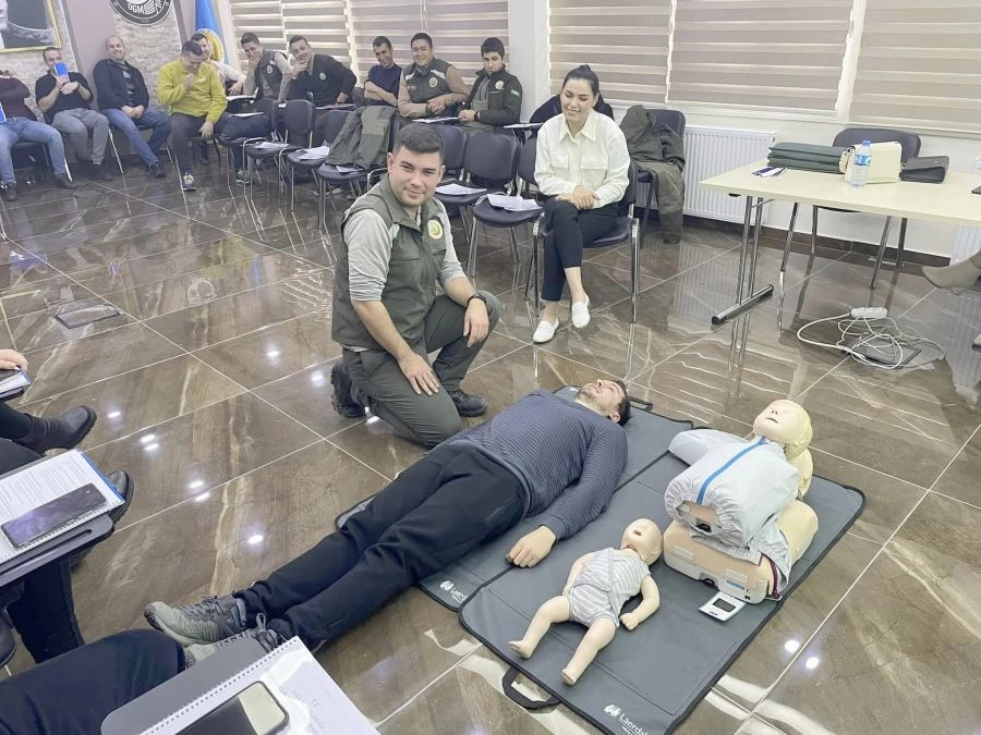 KIRKLARELİ ORMAN PERSONELİNE İLK YARDIM EĞİTİMİ