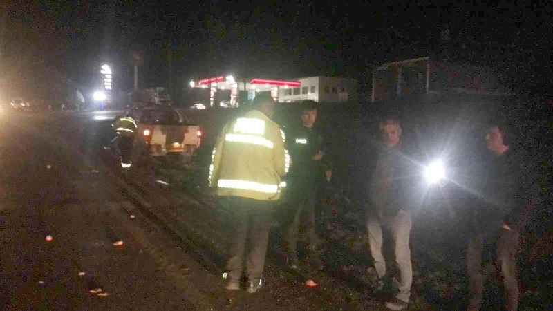 KAMYONETİN ÇARPTIĞI YAYA AĞIR YARALANDI