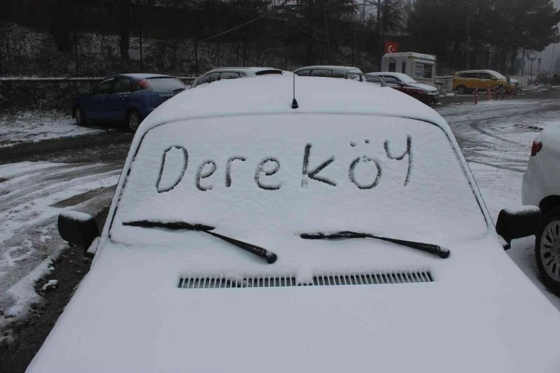 TÜRKİYE-BULGARİSTAN SINIRI BEYAZA BÜRÜNDÜ