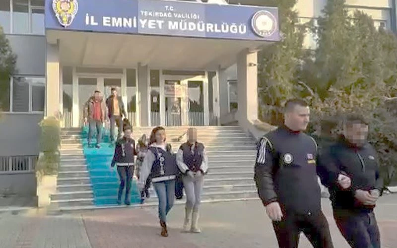 TEKİRDAĞ’DA KADINLARA PARA KARŞILIĞI FUHUŞ YAPTIRAN GRUBA OPERASYON