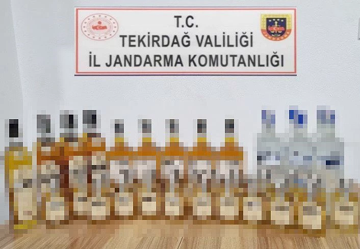 TEKİRDAĞ’DA YILBAŞI ÖNCESİ KAÇAK İÇKİ OPERASYONU
