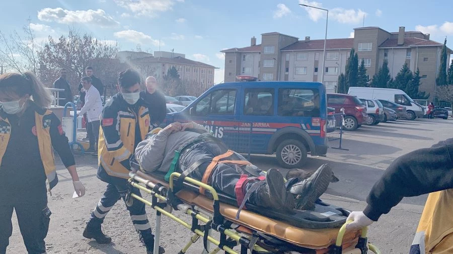 TEKİRDAĞ’DA YÜKSEKTEN DÜŞEN İNŞAAT İŞÇİSİ YARALANDI