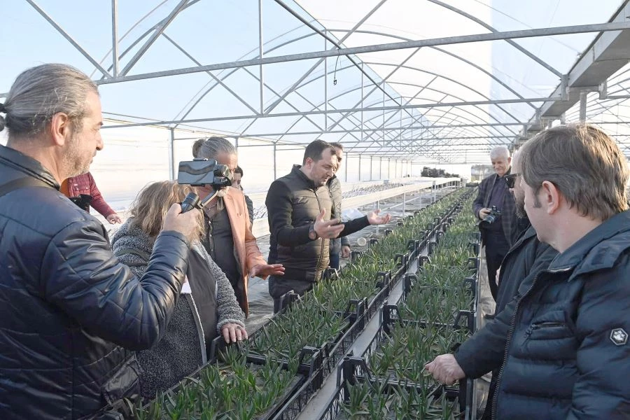 BAŞKAN YÜKSEL DEVAM EDEN PROJELERİ BASIN MENSUPLARI İLE BİRLİKTE GEZDİ