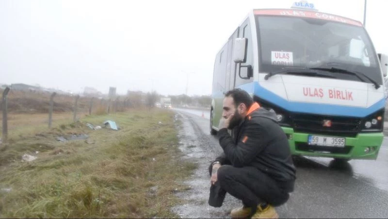 KÖPEĞE ÇARPMAMAK İÇİN TARLAYA GİRDİ