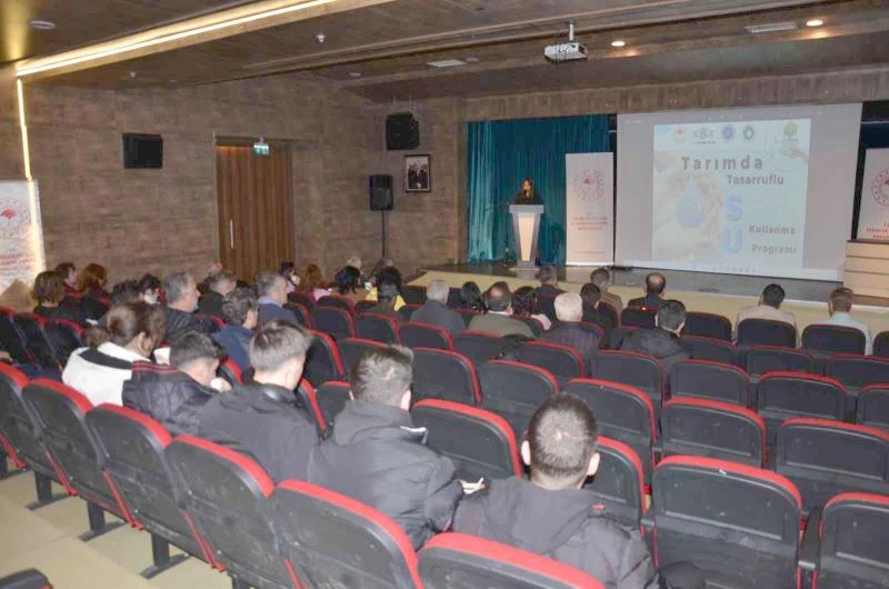 TEKİRDAĞLI ÇİFTÇİLER  SUYU TASARRUFLU KULLANMAYI ÖĞRENDİ