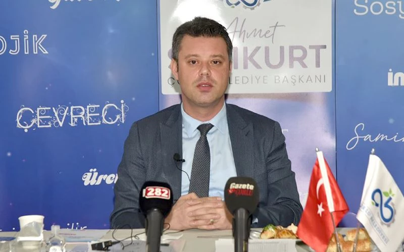 BAŞKAN SARIKURT BASIN MENSUPLARIYLA BULUŞTU