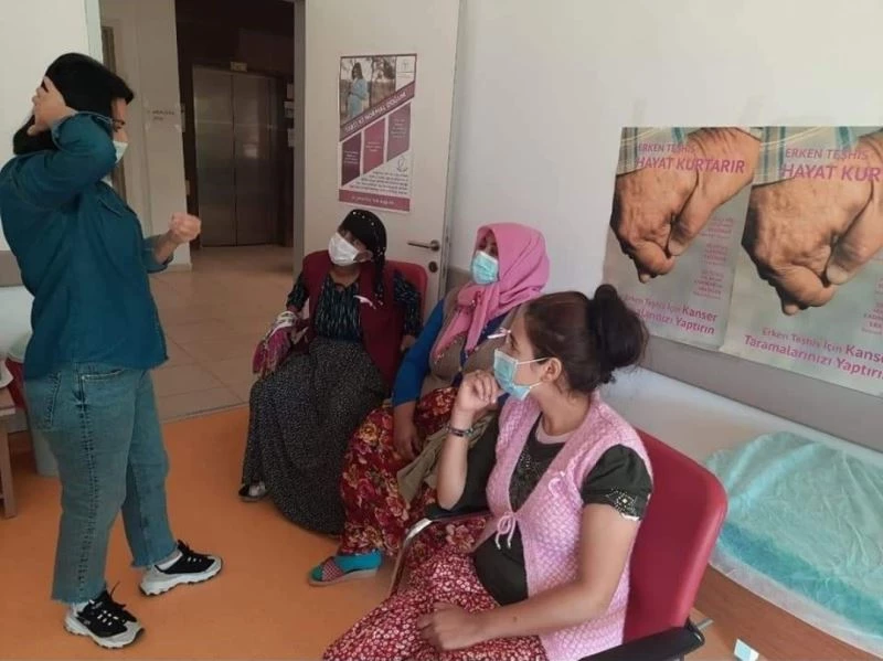 KÖYLERDE KANSER TARAMASI YAPILIYOR