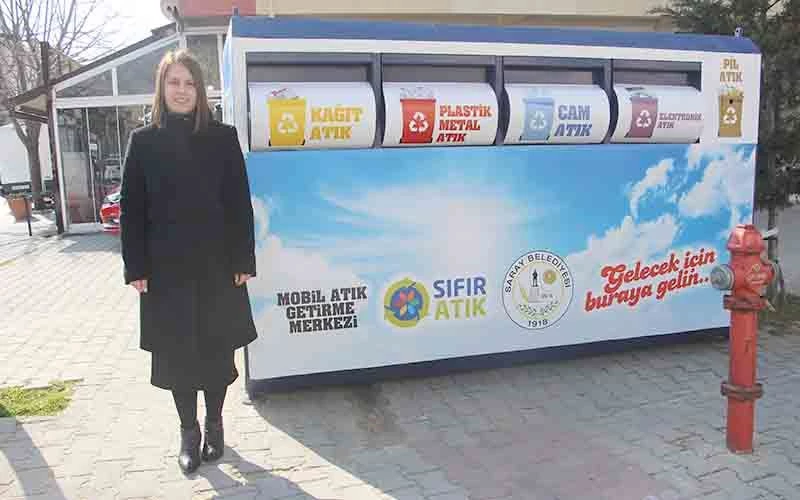 SARAY BELEDİYESİ’NDEN MOBİL ATIK GETİRME MERKEZİ
