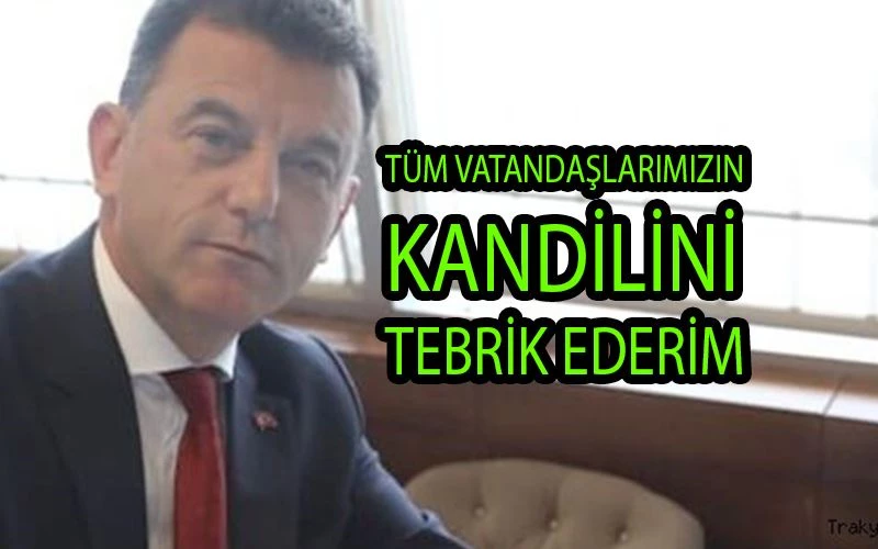  BAŞKAN ÇETİN’DEN MİRAÇ KANDİLİ MESAJI
