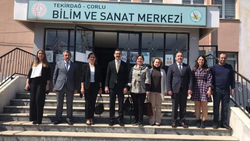 KALKINMA AJANSI’NDAN ÇORLU BİLSEM’E ZİYARET