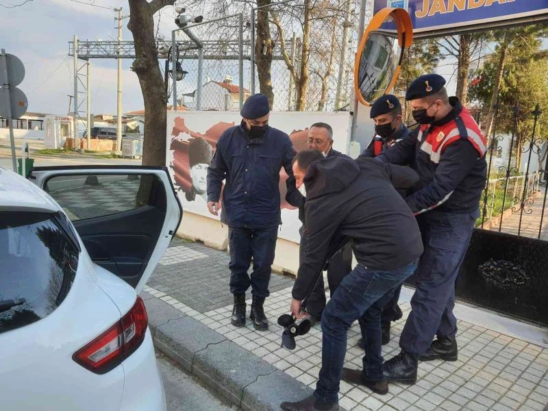 ÇALINTI TEKNE MOTORU BULUNDU