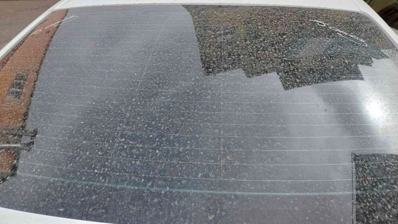 TEKİRDAĞ’DA GÖKTEN ÇAMUR YAĞDI