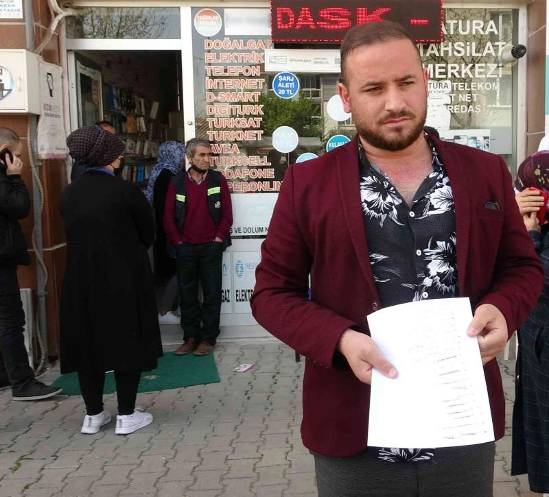 FRANSA’DA YAŞAYAN HAYIRSEVER, TEKİRDAĞ’DAKİ VATANDAŞLARIN FATURASINI ÖDEDİ