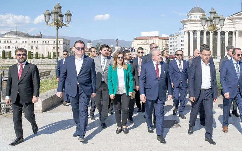 ÇTSO BAŞKANI KOZUVA, TBMM BAŞKANI ŞENTOP İLE ÜSKÜP’E GİTTİ