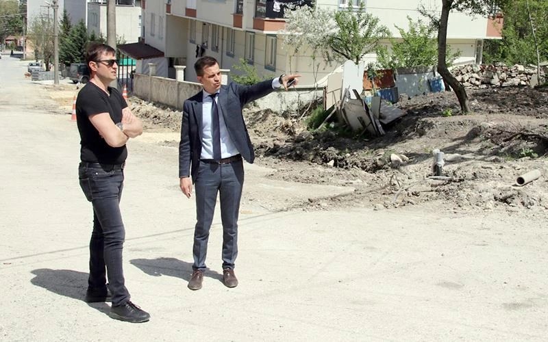 ÇERKEZKÖY’DE SOKAK DÜZENLEMESİ