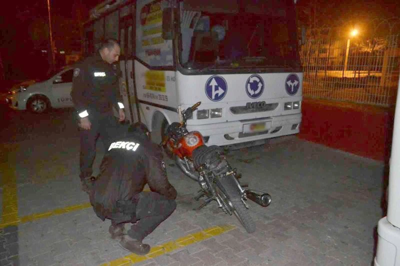 BEKÇİLERİN FARKETTİĞİ MOTOSİKLET ÇALINTI ÇIKTI