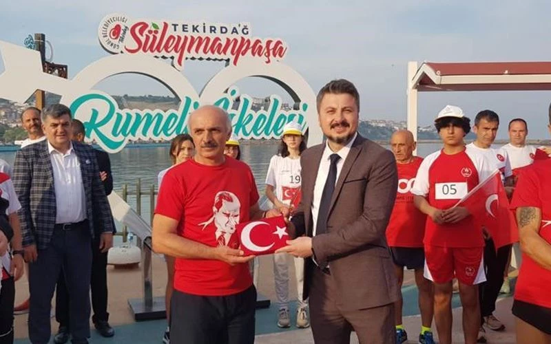 ANITKABİR’E GİDEN ATA TOPRAĞI TEKİRDAĞ’DA KARŞILANDI