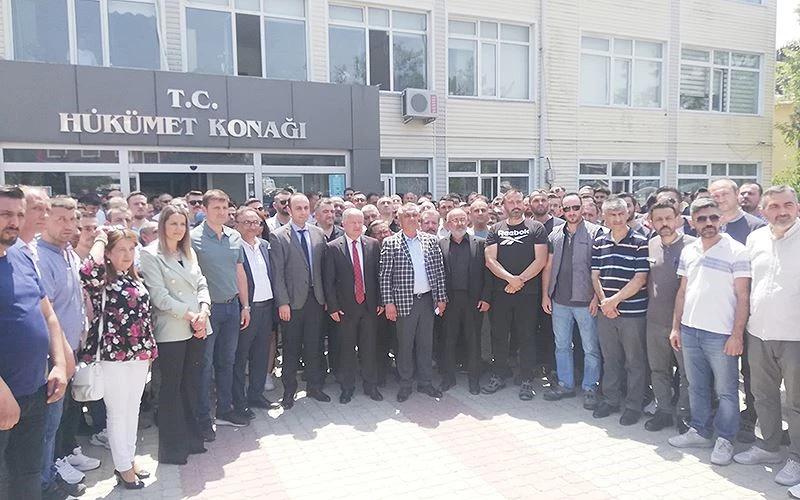 KAYMAKAM DURU ÇERKEZKÖY’E VEDA ETTİ