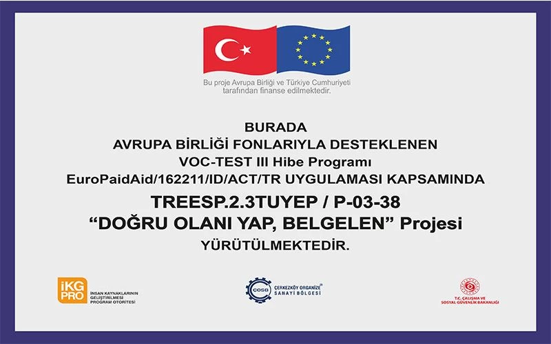 ÇOSB SINAV VE BELGELENDİRME MERKEZİ İLE TEKSTİL SEKTÖRÜNE DEĞER KATACAK…