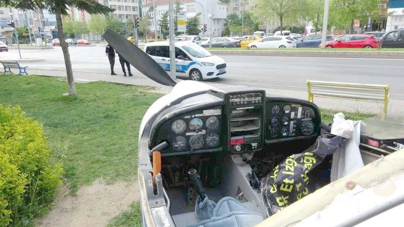 ŞEHİR MAGANDALARI UÇAĞI TAHRİP ETTİ