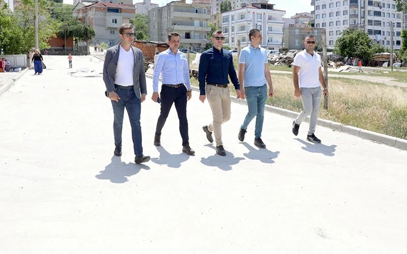 BAŞKAN AKAY İLÇE GENELİNDEKİ ÇALIŞMALARI İNCELEDİ
