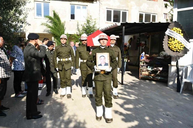 BEYİN KANAMASINDA HAYATINI KAYBEDEN KIBRIS GAZİSİ SON YOLCULUĞU