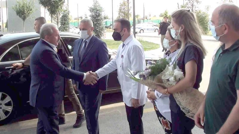 TBMM BAŞKANI ŞENTOP’TAN TEKİRDAĞ’DA BAYRAM ZİYARETLERİ