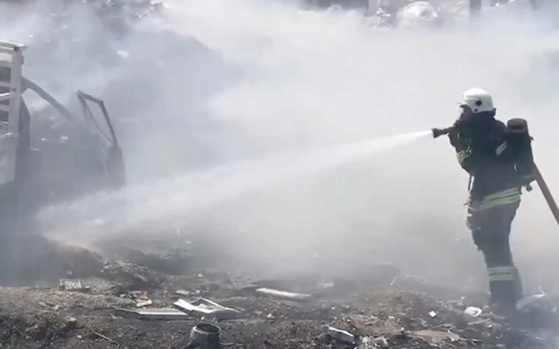 HURDALIKTA ÇIKAN YANGIN SÖNDÜRÜLDÜ