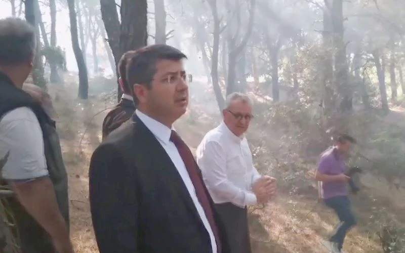 VALİ KIRBIYIK YANGIN YERİNDE 