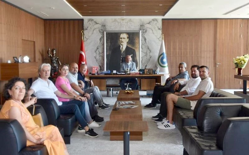 BATI TRAKYA GAZETECİLER DERNEĞİ’NDEN BAŞKAN KADİR ALBAYRAK’A ZİYARET