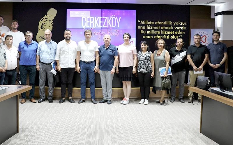 CHP TEKİRDAĞ İL YÖNETİMİNDEN ÇERKEZKÖY ZİYARETİ