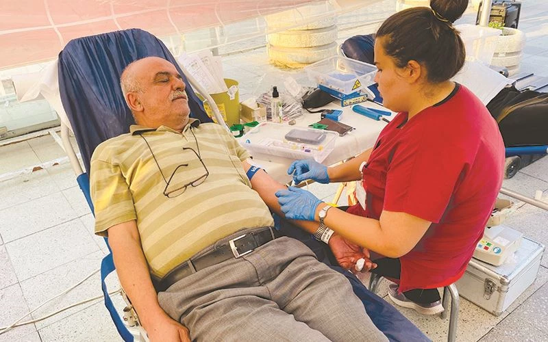 KAN BAĞIŞIYLA HASTALARA UMUT OLAN MÜFTÜ VEKİLİ ÇEVRESİNDEKİLEREDE ÖRNEK OLUYOR