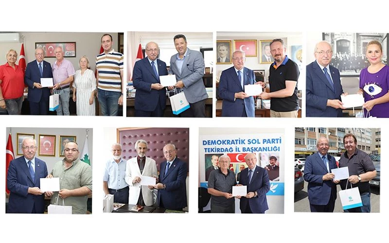 BAŞKAN ALBAYRAK’TAN SİYASİ PARTİ TEMSİLCİLERİNE ZİYARET!